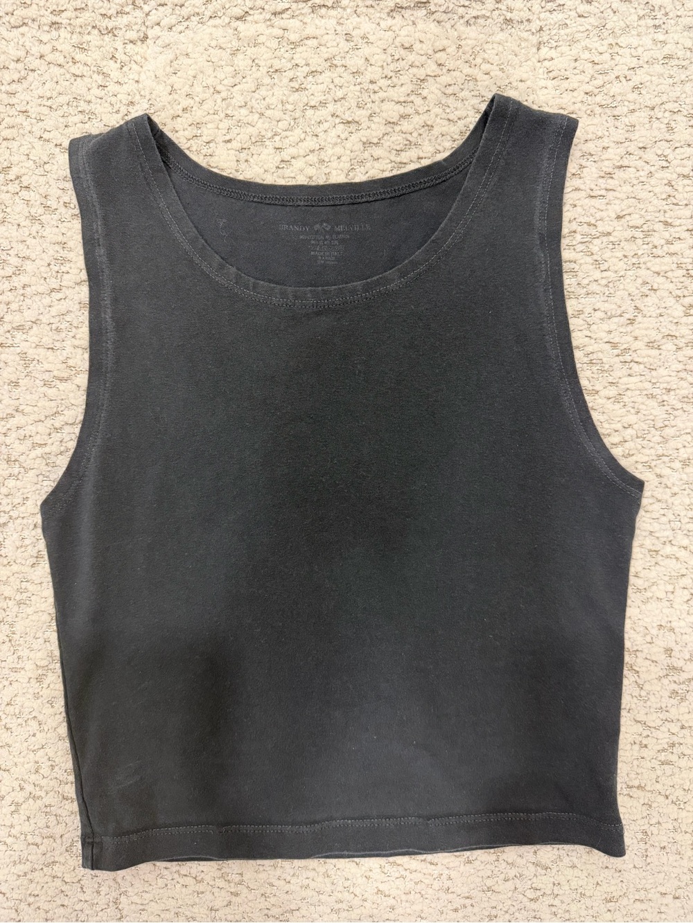Brandy Melville Black Sleeveless Tank Top